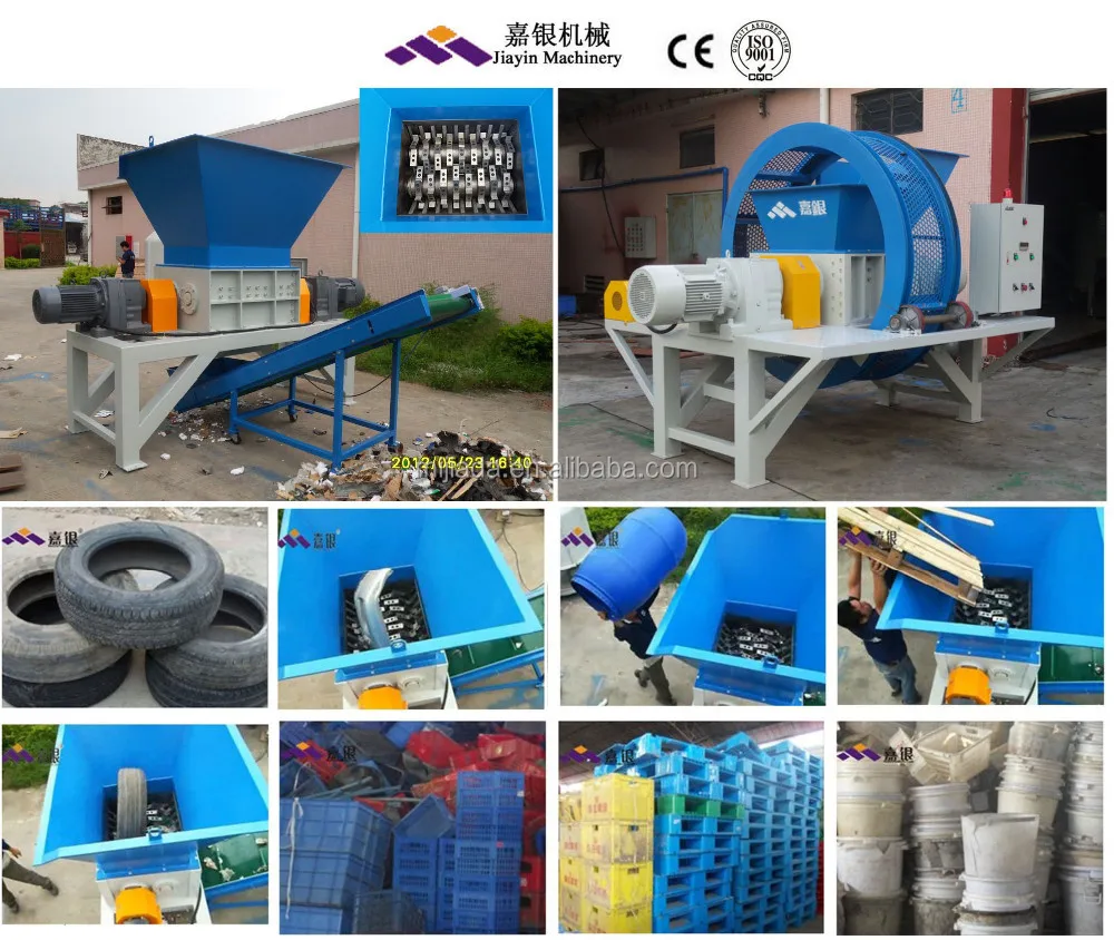 Large Two Shaft Waste Shredder/ Waste Shredding Crusher Machine for garbage