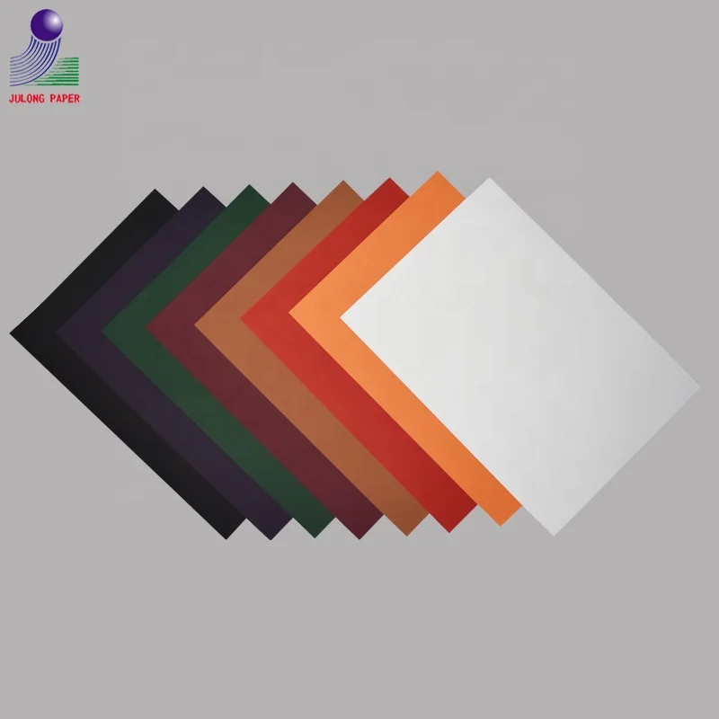 
One side coated black soft touch paper for high-end hang tag and printing 