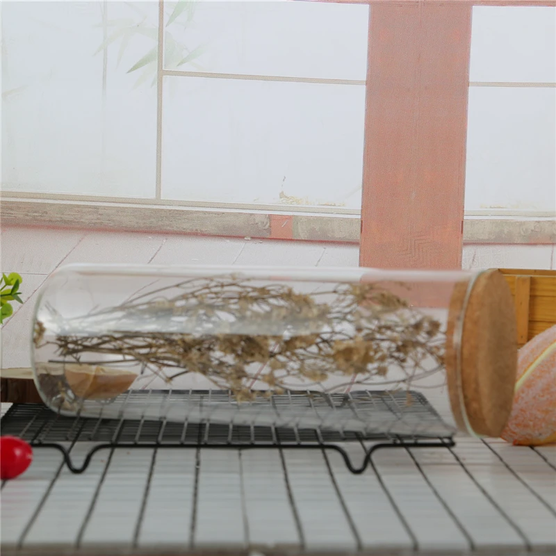 
Most Popular Food Storage Containers Glass Candy Jar Clear Glass Canisters With Airtight Wood/Bamboo Lid 