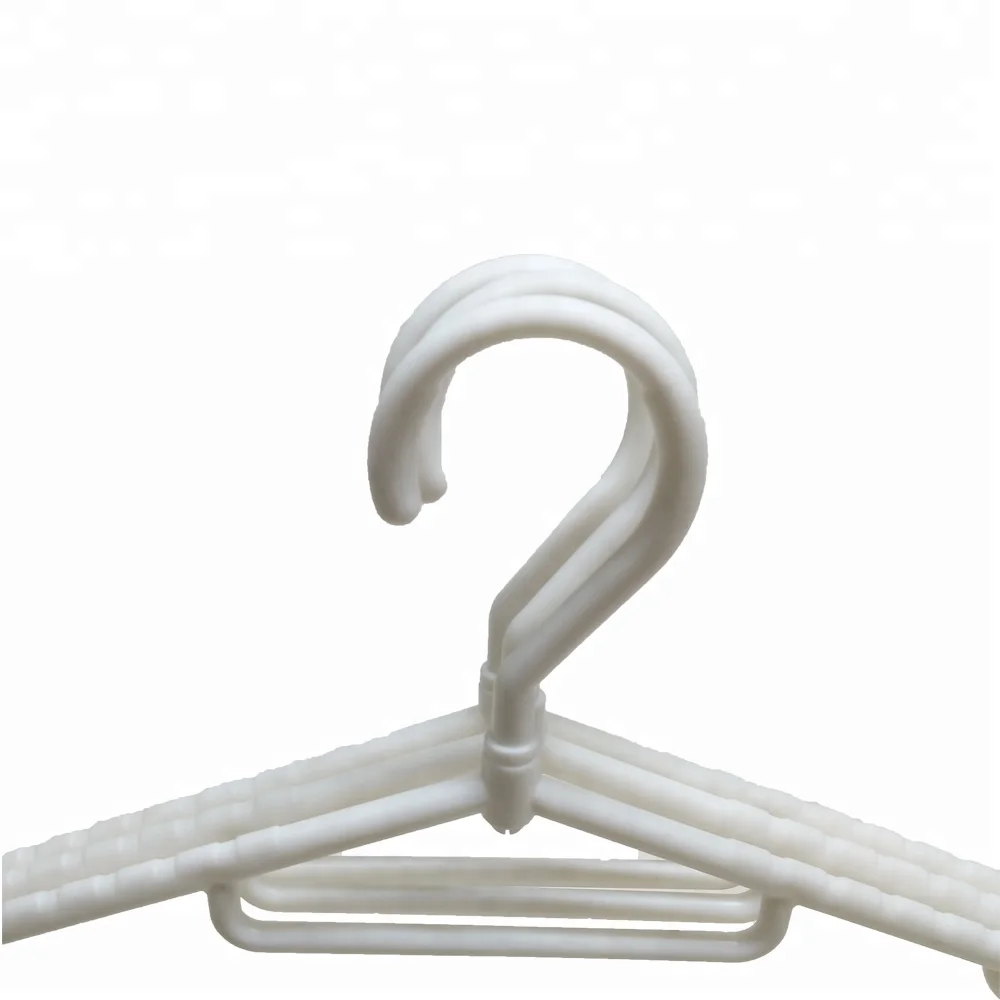 white color plastic clothes hanger chinese manufacturer suit hanger