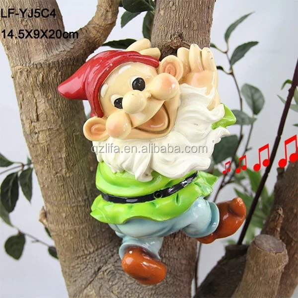 funny garden gnome for sale in resin crafts