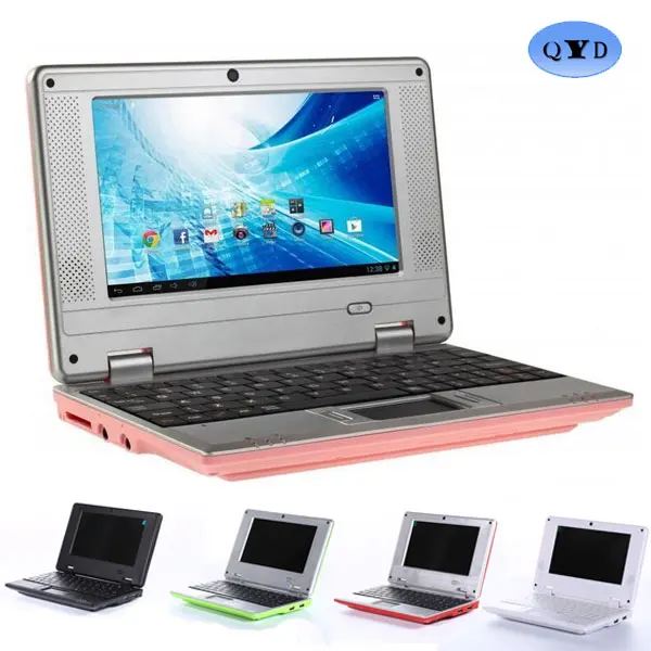 
QYD Portable laptop Netbook Computer Updated Version Mini Computer 7 Inches VIA 8880 Android 4.2 Netbook Computer 512 MB 4GB 