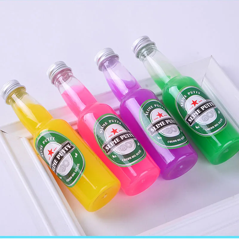 Manufacture China Newest toys for kids soft slime container Bubble diy toy Crystal slime