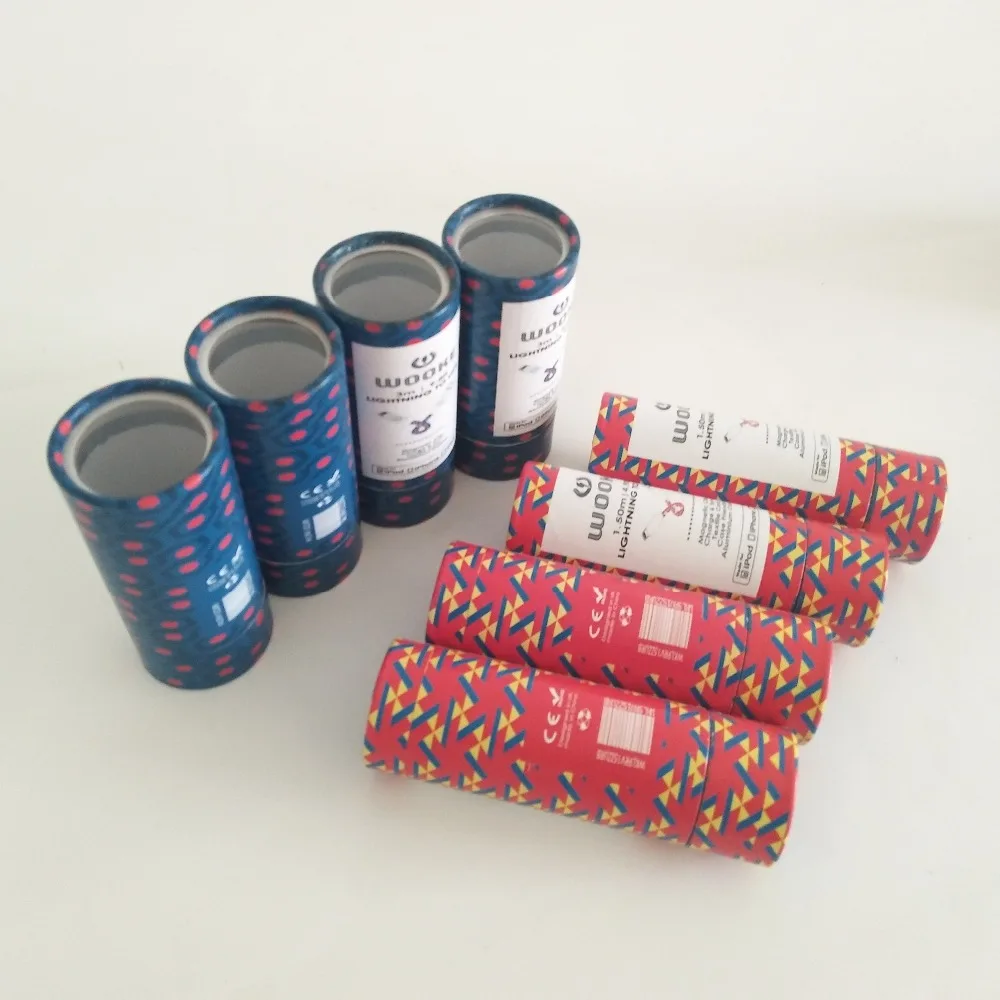 Biodegradable tshirt tube packaging with clean window