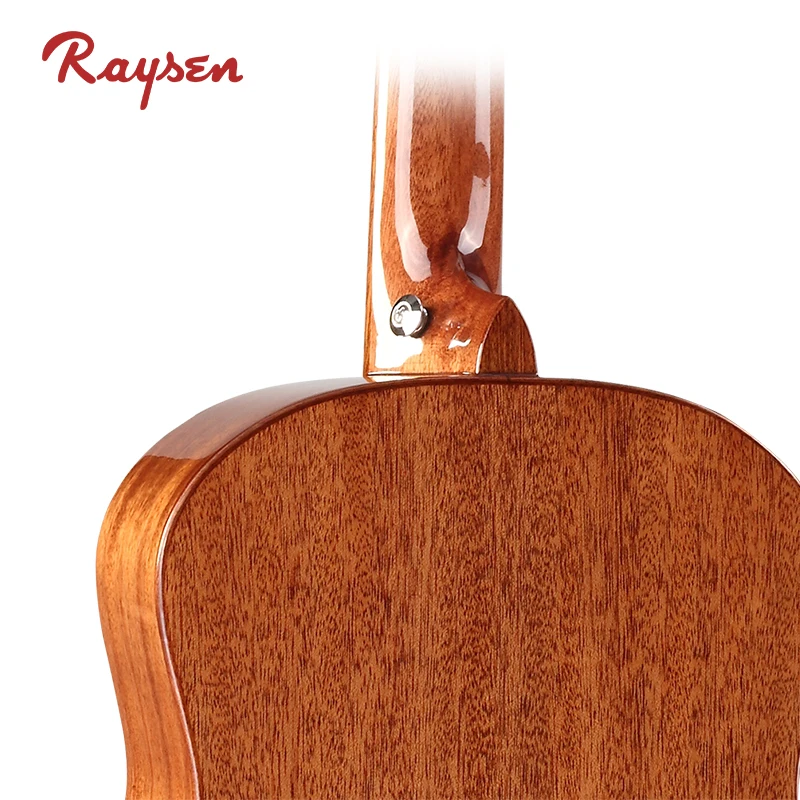 LK-D003 Quality handmade solid top wood guitar musical instrument manufacturer