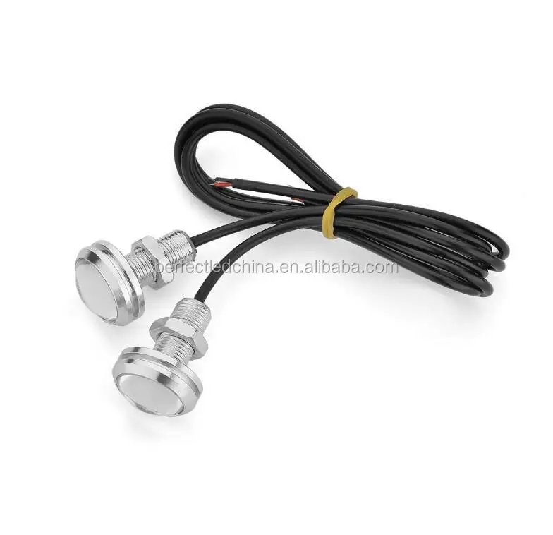 Durable manufacturers car cob with screw rogue reversing lights 18mm eagle eye waterproof led daytime running car light