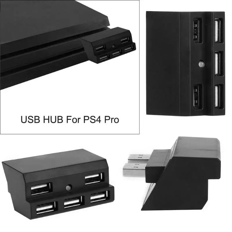 5 Ports USB 2.0 Hub Extension High Speed Adapter Converter for Playstation 4 PS4 Pro Game Console hub extender