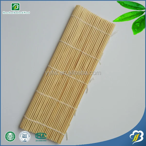 Bamboo rolling mat for sushi making