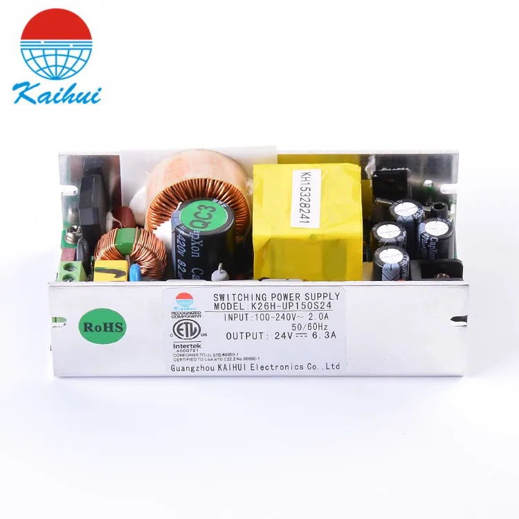 150W 24V 6.3a 24V Switching Power Supply for Medical Equipment