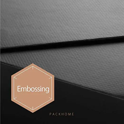 Black Folding Cardboard Groomsman Box Rectangle Collapsible Box with Magnetic Lid for Gift Packaging (Matte Black with Embossing