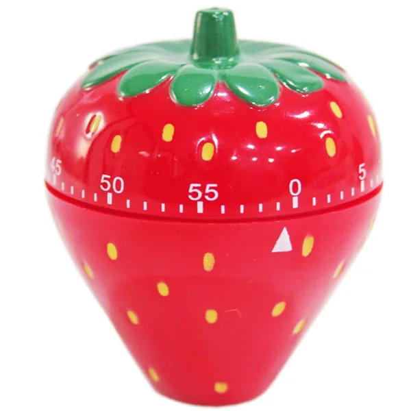 Home Kitchen Strawberry Shape Countdown Mechanical Timer  Kitchen Timer