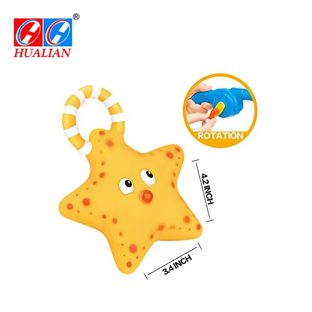 Hualian Baby Bath Toy, Fishing Floating Squirts Toy Water Scoop, Bath Tub Spoon Fishing Game in Bathtub Bathroom Pool Bath Time