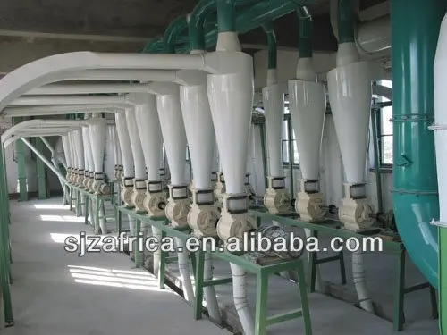 Corn grits mill corn flakes production line