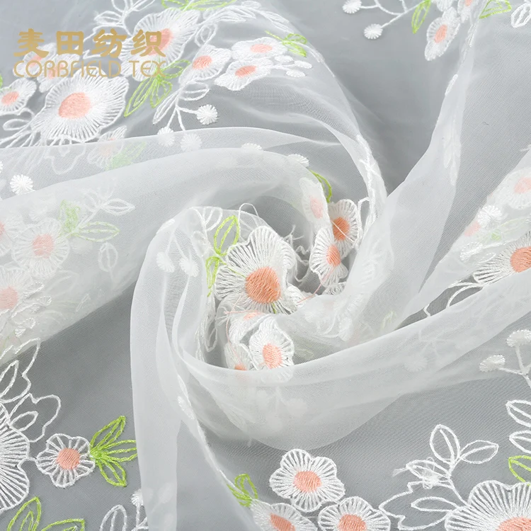 Горячий продавать 10 лет опыта красивые Дубай ткань вышивка