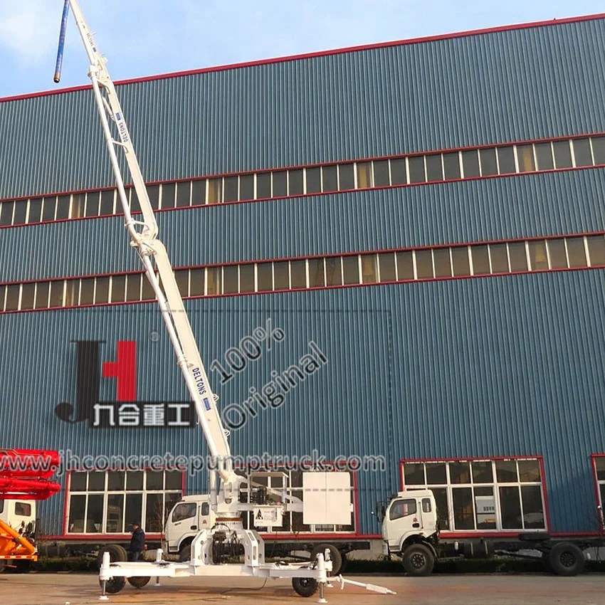 
Construction machinery 15m 17m walking type hydraulic mobile concrete placing boom for sale 