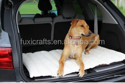 Travel Dog Bed - Portable Mat That Can be Rolled Up - Take Your Pet In a Car or SUV for Outdoor Camping - Or Use Indoor As Large
