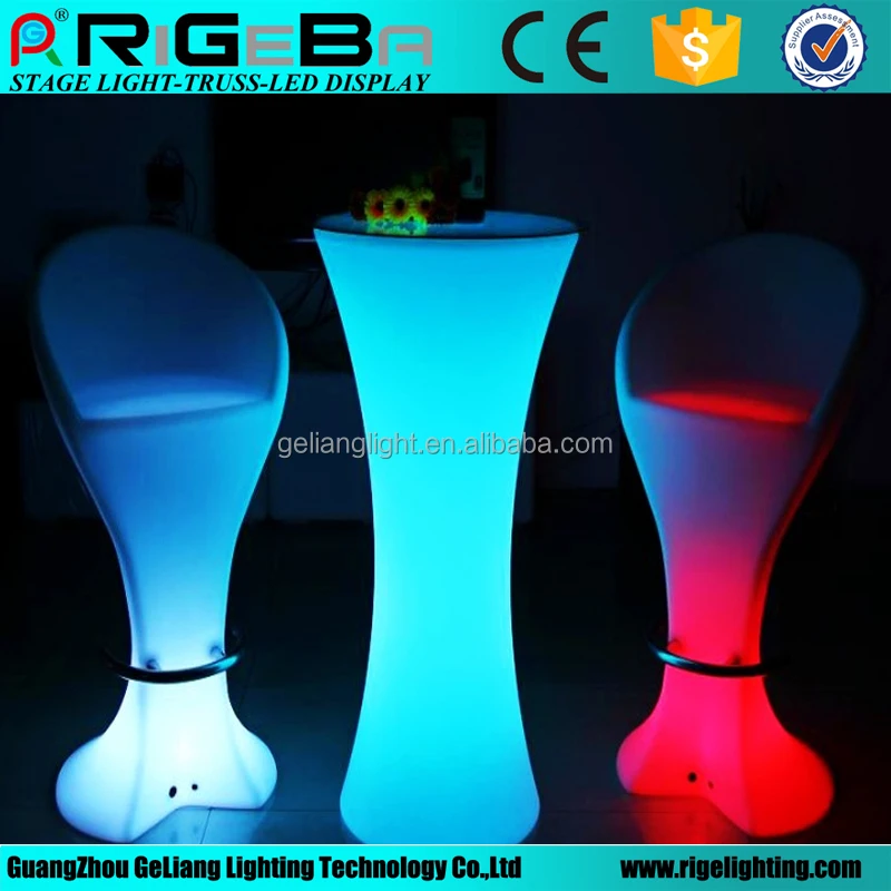 Удаленное украшение для клубов, светодиодный коктейльный стол, сияющая красота для вечеринки, оптовая цена