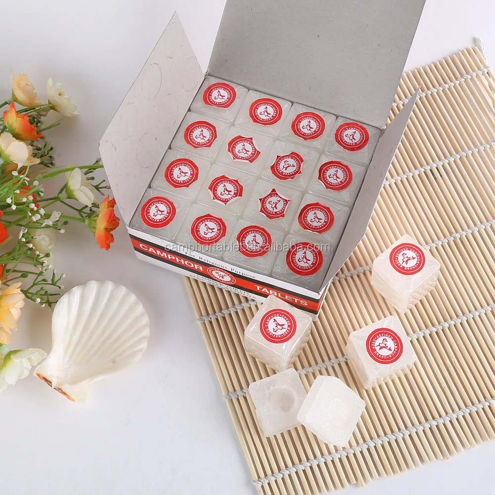 Factory Outlet 100% Environmental Friendly Religious Camphor Block Refined Camphor Tablet Camphor Block