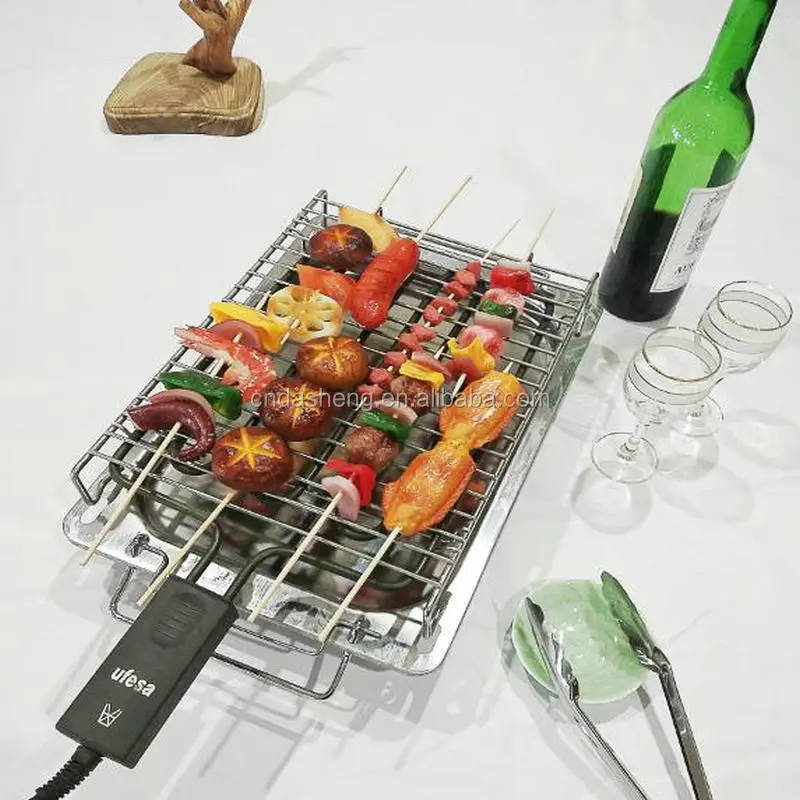 Easy take indoor electric oven BBQ machine smokeless barbecue grill