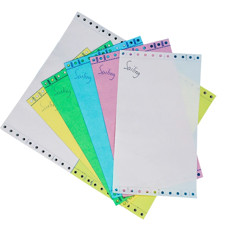 
9.5*11 inch size carbonless copy paper 5 ply 