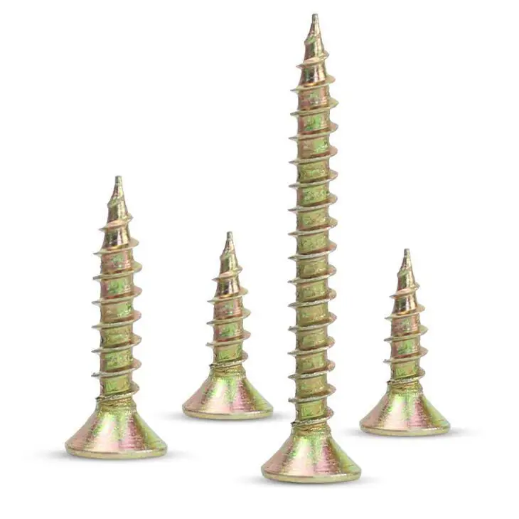 KA / FA color zinc hardened screws, cross countersunk head self-tapping screws, longer flat head round self-tapping screws M4M5