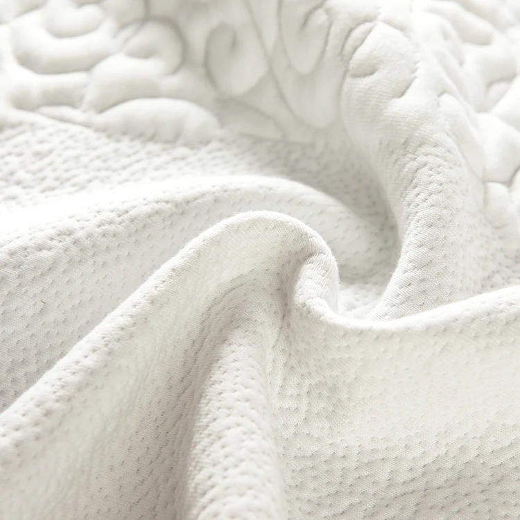 Knitted Polyester Spandex Fabric for Mattress Cover TS020 Ticking Fabric Stretch Jacquard Fabric Accept Custom Designs YARN DYED