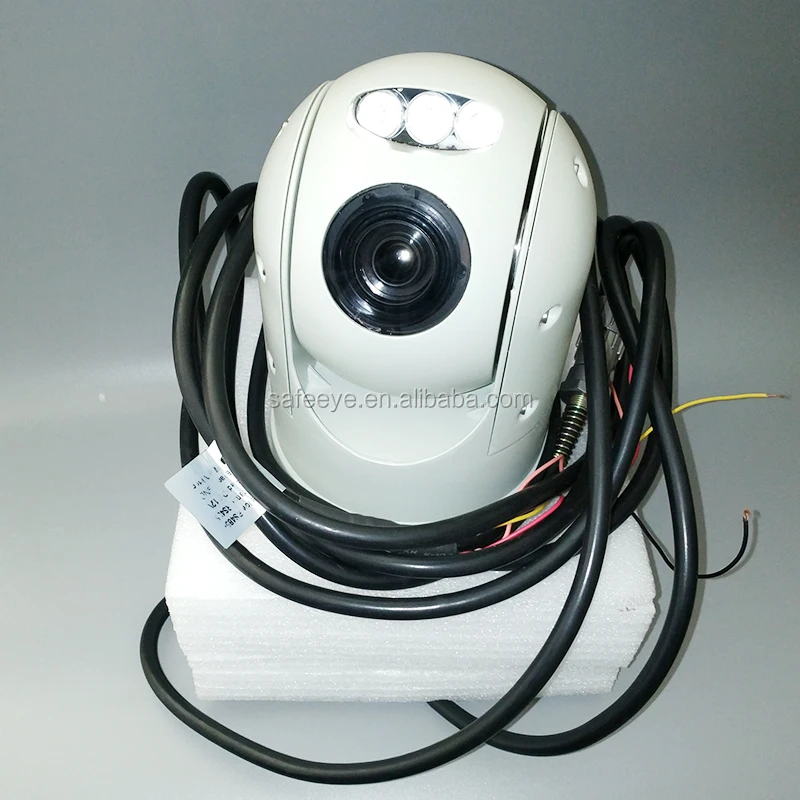 360 degree rotation panoramic camera network monitoring laser night vision vehicle cruiser mount car ptz camera