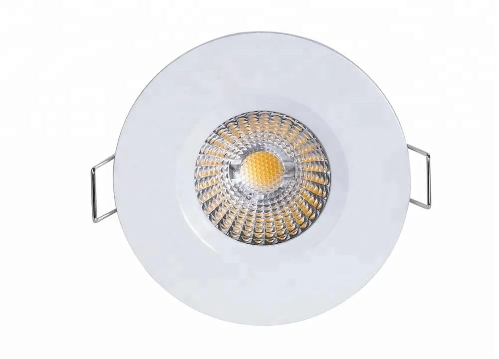 IP65 waterproof cob recessed led fire rated downlight For bathroom lighting