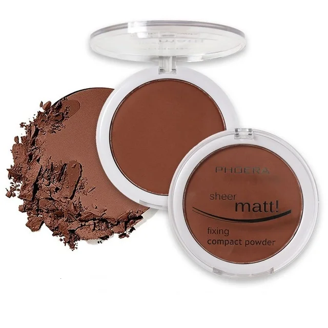 
Face Base Pressed Powder Makeup Matte Shimmer Fix Palette Concealer Contour Compact Cosmetics 