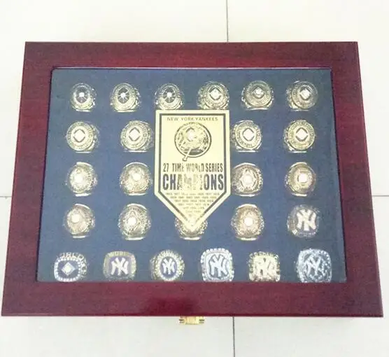 27 Pieces Per Set Baseball Championship Rings New York Yankees Rings