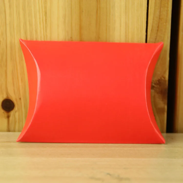 New arrival different colors kraft paper pillow box