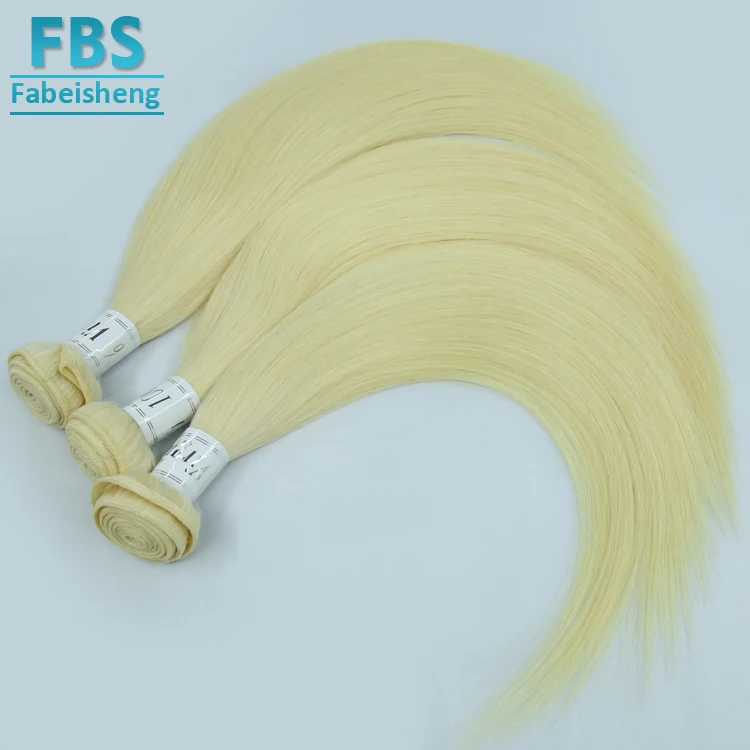
FBS Grade 12A wholesale best quality human hair blonde color 613 straight hiar fast shipping human hair 