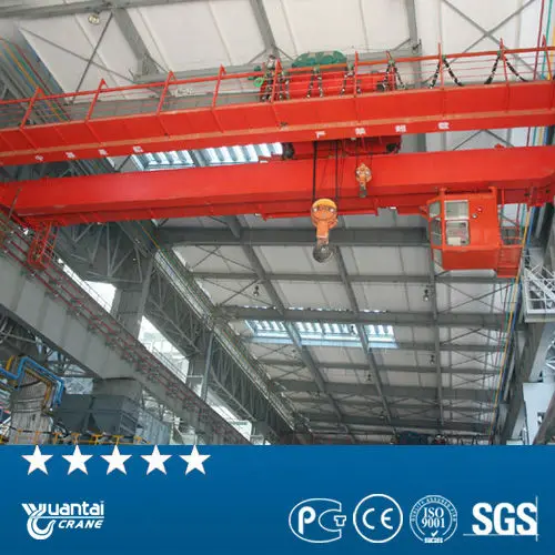 High quality factory use 50 ton 50/10t double hook overhead crane price