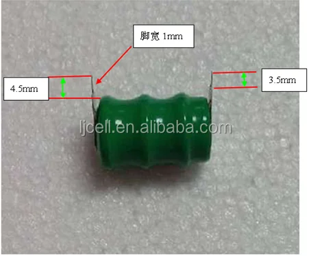 nimh 3.6V 80mah rechargeable battery