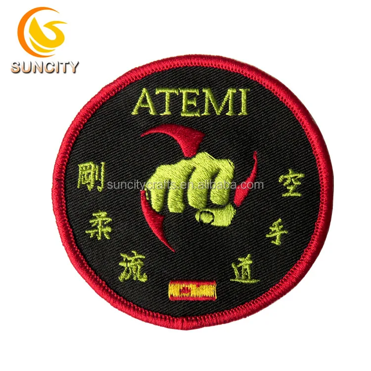 Special cheap custom logo animal fish octopus patches with iron laser cut embroidery animal patch