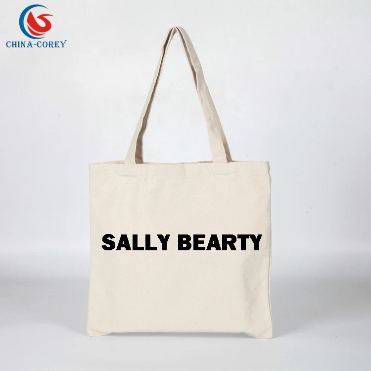 wholesale white thick cotton tote bag for promotion