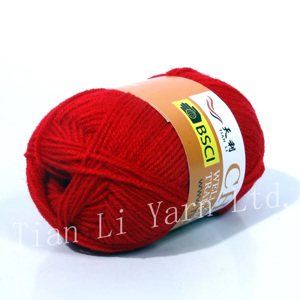 
100 Acrylic Yarn Hand Knitting Yarn 