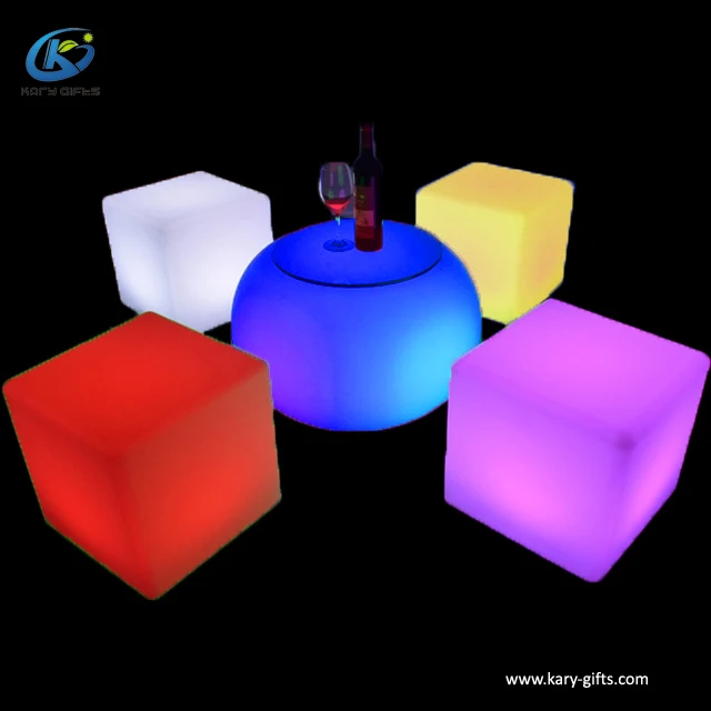 Bar furniture for events modern patio LED Bar Furniture bar stool