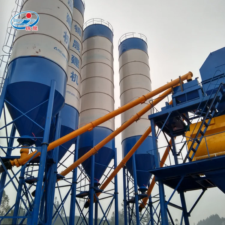 Beton Central Mixing Station and Concrete Batching Plant 100 in Cement Industry producer in Indonesia