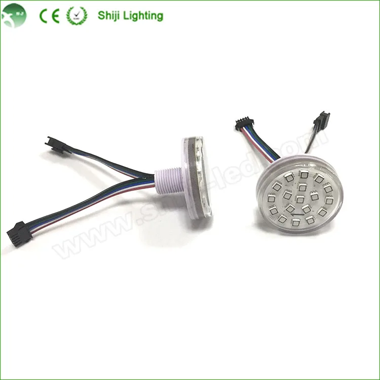 Волшебный Цвет Водонепроницаемый 60 мм 18 точек rgb DMX светодиодный пиксель UCS2903 освещение для парка