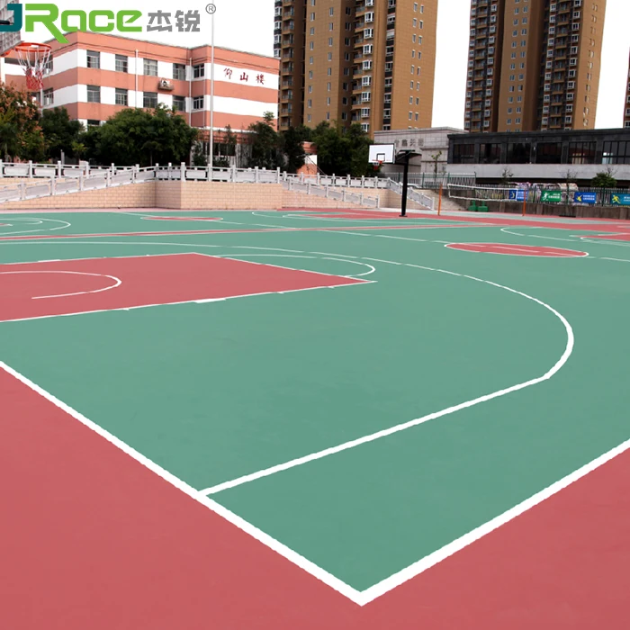 Eco-Friendly Anti Slip Outdoor Sports Basketball Court Flooring