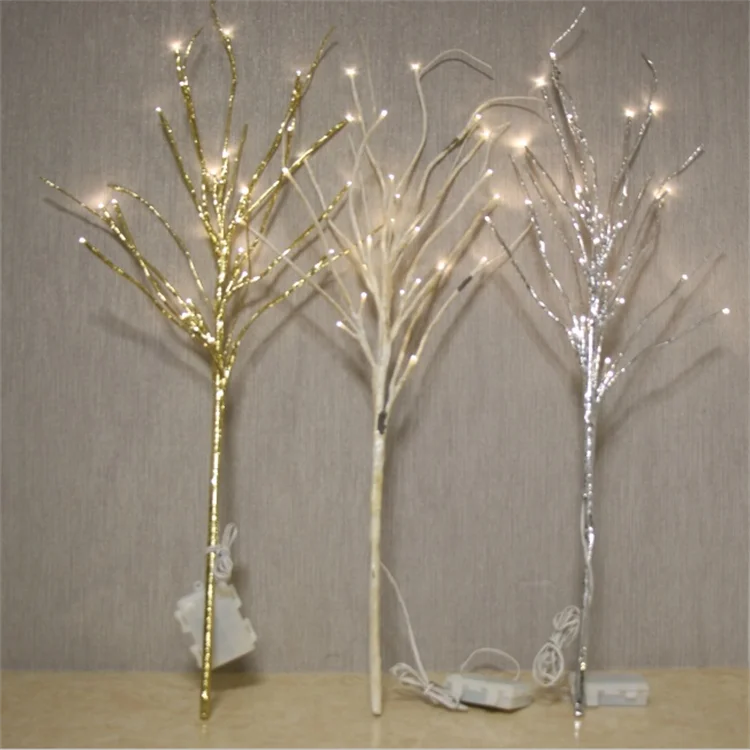 Top Sale Warm White Led Lighted White Birch Branch