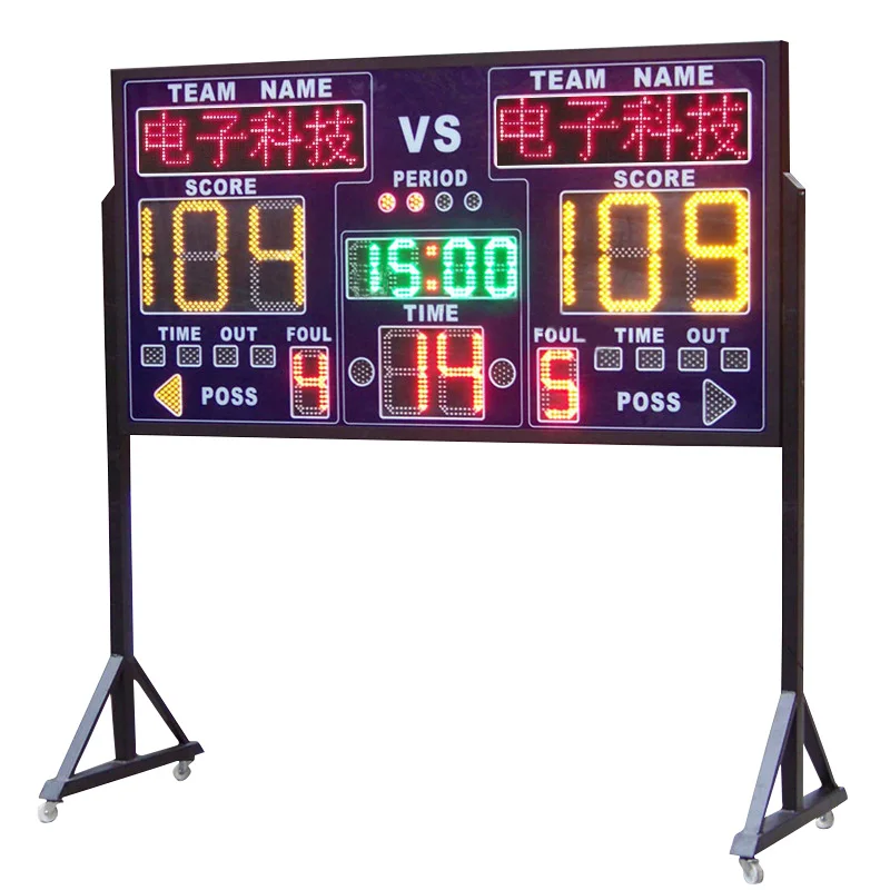 basketball timer scoreboard/digital basketball scoreboard