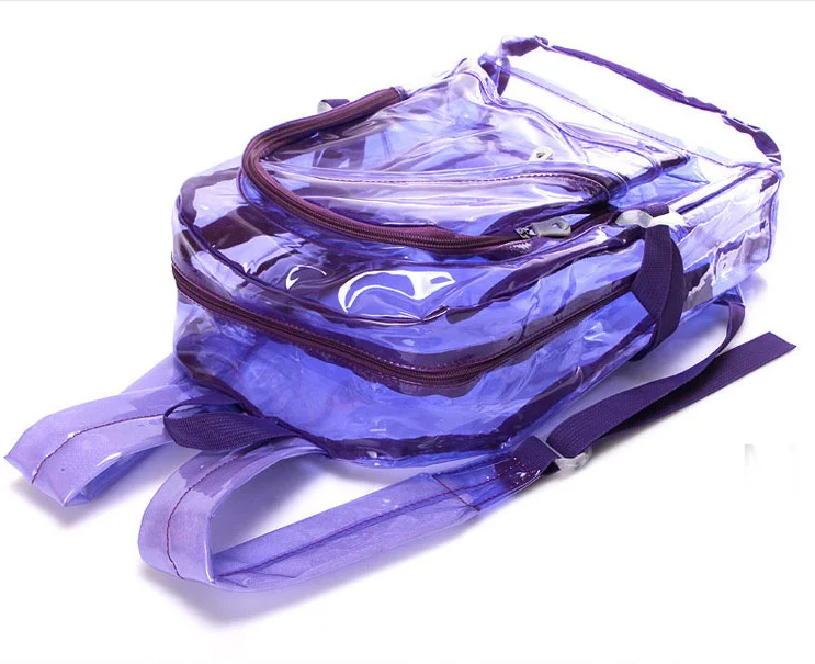 Cheap PVC Bag Plastic clear backpacks