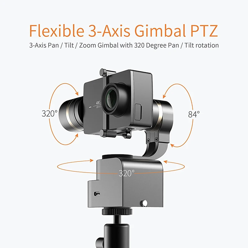 YI 3-осевой ручной Gimbal Video Стабилизатор для камеры