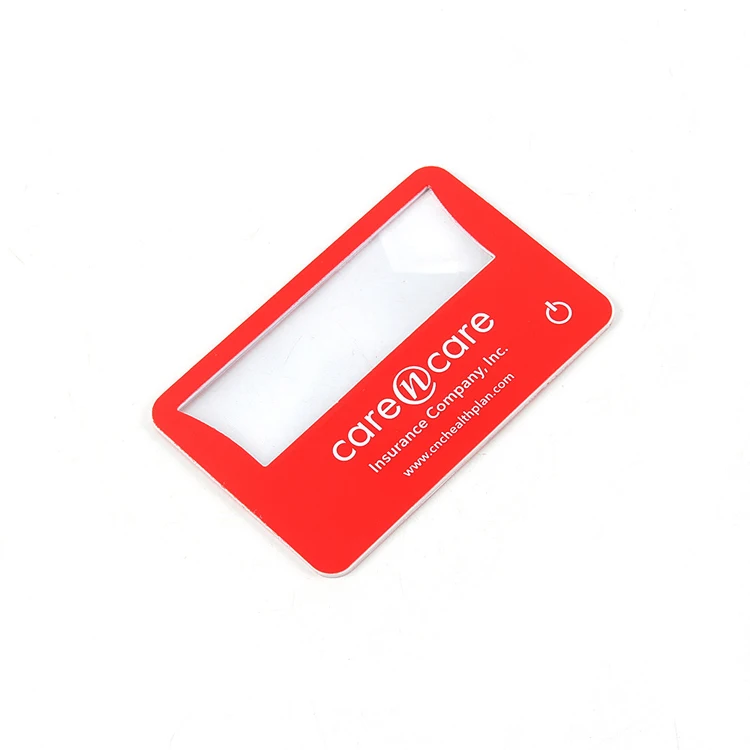 2019 Newest Magnifier Ruler Business Card Magnifier Credit Card Pocket Size Magnifying Glass