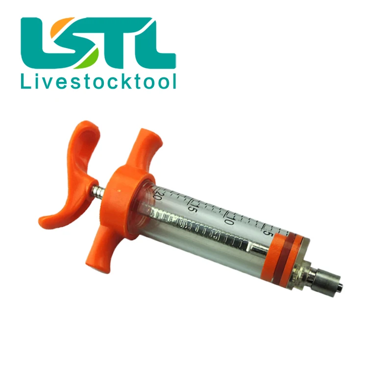 10ml 20ml Reusable Plastic Steel Veterinary Vaccine Syringes/Injector Mecial Different Types of Syringes Pump
