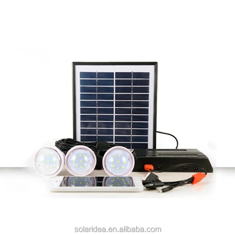 High quality new design super bright control solar home lighting system