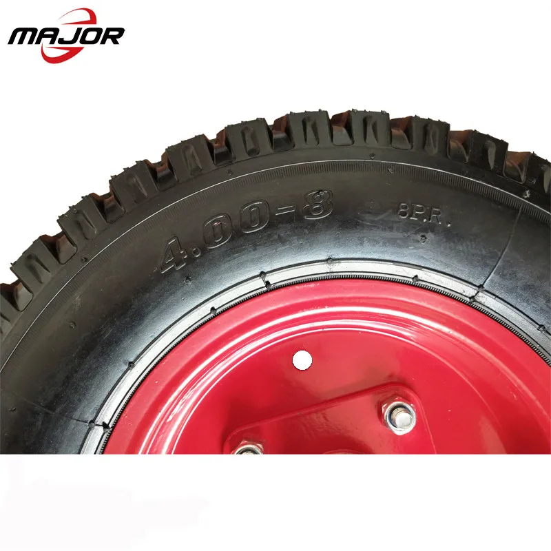 Factory sale high quality 16 inch inflatable cart pneumatic rubber wheel