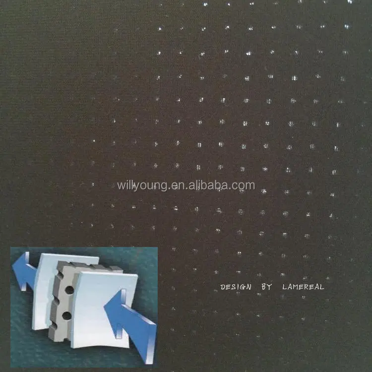 4.5mm neoprene perforated fabric punching holes bonded black nylon fabric for swimming suits surfing suits water sports garment